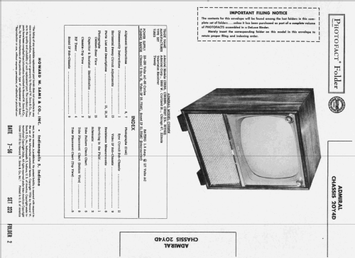 C28B6 Suburban Ch= 20Y4D; Admiral brand (ID = 2302896) Television