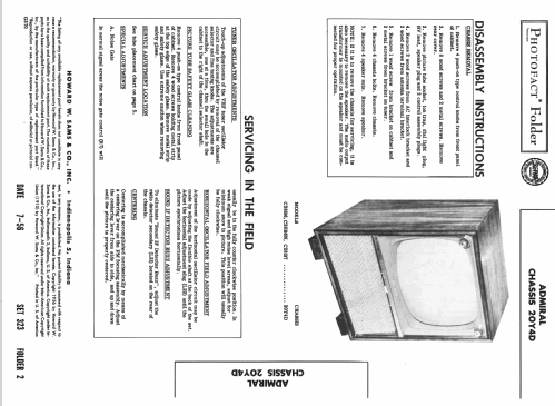 C28B6 Suburban Ch= 20Y4D; Admiral brand (ID = 2302897) Television