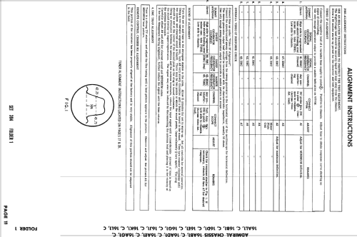 CA21E12 Ch= 16AD1; Admiral brand (ID = 2567729) Television