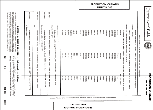 CA2256 Ch= 20AX5A; Admiral brand (ID = 2689908) Television