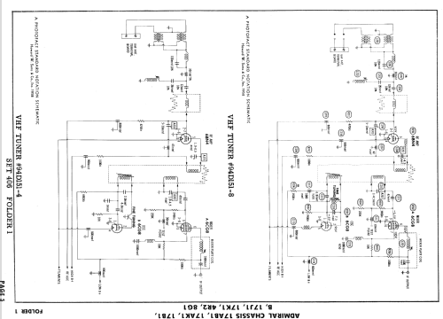 CH21F52 Ch= 17B1; Admiral brand (ID = 842383) Television