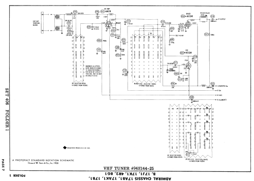 CH21F52 Ch= 17B1; Admiral brand (ID = 842385) Television