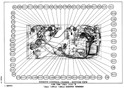 CH21F52 Ch= 17B1; Admiral brand (ID = 842397) Television