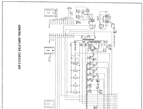 Ch= 6D3; Admiral brand (ID = 741796) Ampl/Mixer