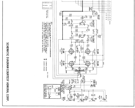 Ch= 6D3; Admiral brand (ID = 741797) Ampl/Mixer