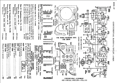 Ch= K7; Admiral brand (ID = 472506) Radio