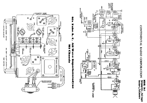 Ch= M1; Admiral brand (ID = 471086) Radio