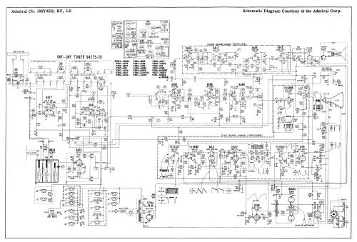 Chassis Ch= 19SY4ES; Admiral brand (ID = 2476281) Television