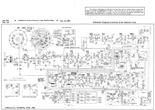 Chassis Ch= 20Z4EFB; Admiral brand (ID = 2476316) Television