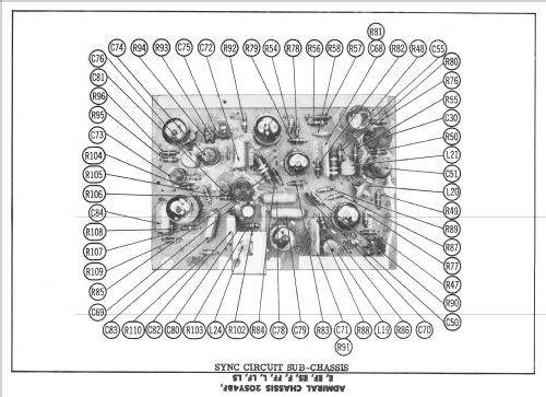 Claremont TS23B2 Ch= 20SY4L; Admiral brand (ID = 2347490) Television