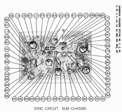 F23B6 Ch= 20Y4EF; Admiral brand (ID = 2204368) Television