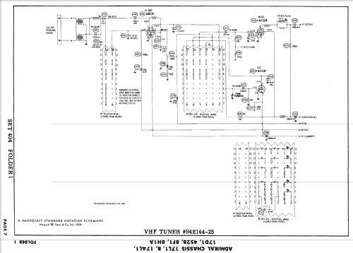 HF21F32 Ch= 17L1B; Admiral brand (ID = 839386) TV Radio