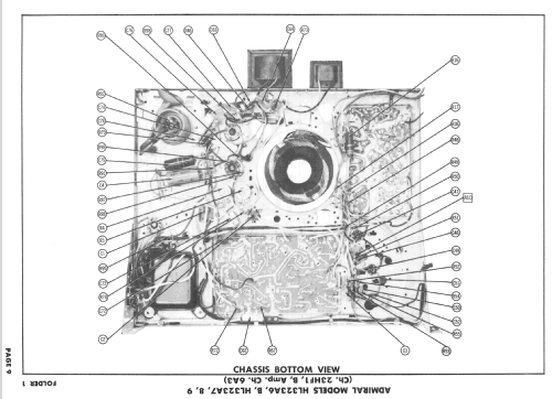 HL323A6B Ch= 23HF1B; Admiral brand (ID = 2500550) Television