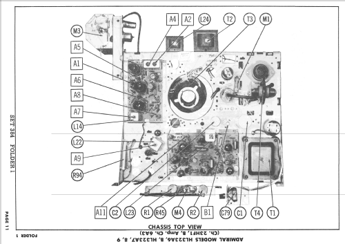 HL323A7 Ch= 23HF1; Admiral brand (ID = 2500473) Television