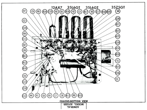 HP2235 Ch= 4G2; Admiral brand (ID = 1818630) R-Player