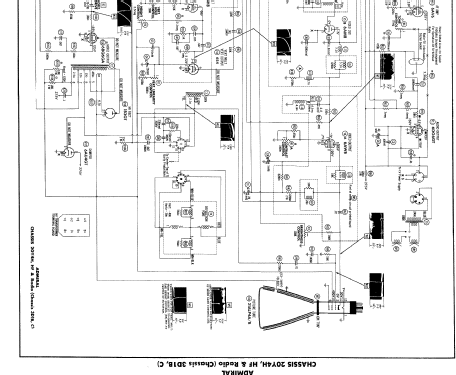 L23B6 Ch= 20Y4HF; Admiral brand (ID = 500954) TV Radio