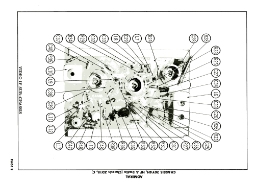 L23B6 Ch= 20YH4; Admiral brand (ID = 1863994) TV Radio