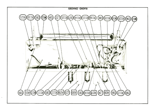 L23B6 Ch= 20YH4; Admiral brand (ID = 1863997) TV Radio