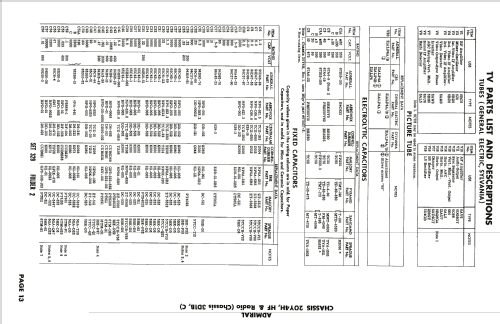 L23B6 Ch= 20YH4; Admiral brand (ID = 1864000) TV Radio