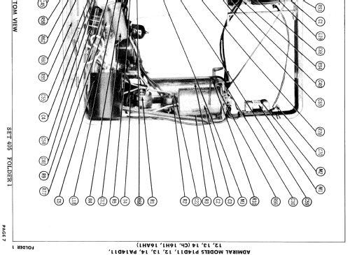 P14D11 Ch= 16H1; Admiral brand (ID = 938375) Television