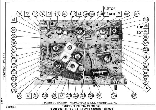 P14D11 Ch= 16H1; Admiral brand (ID = 938377) Television