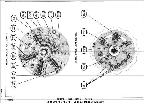 P14D11 Ch= 16H1; Admiral brand (ID = 938385) Television