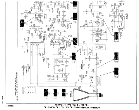 P14D11 Ch= 16H1; Admiral brand (ID = 938388) Television