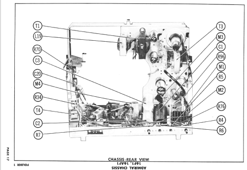 P17D22 Ch= 16F1; Admiral brand (ID = 2577296) Television