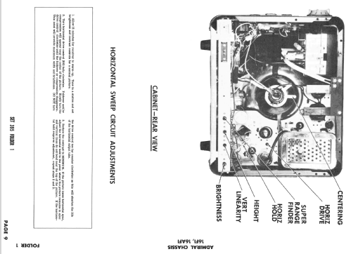 P17D23 Ch= 16F1; Admiral brand (ID = 2577310) Television