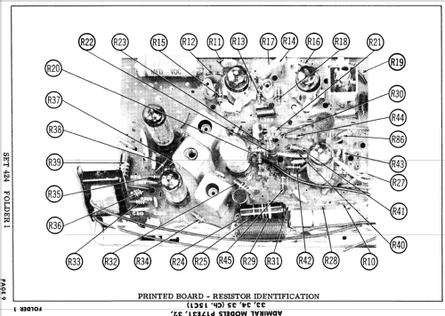 P17E31 Ch= 15C1; Admiral brand (ID = 917841) Television