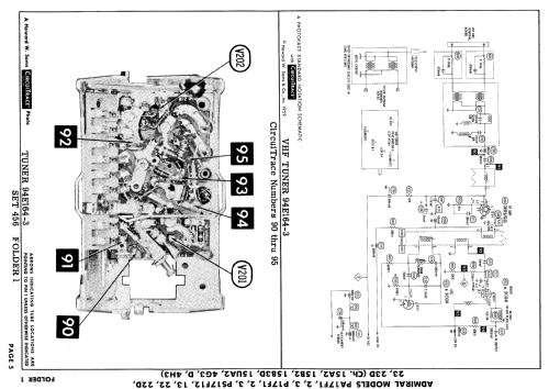 P17F1, P17F2, P17F3 Ch= 15A2; Admiral brand (ID = 620278) Televisión