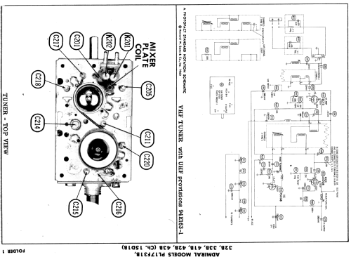 PL17F32B Ch= 15D1B; Admiral brand (ID = 552304) Television