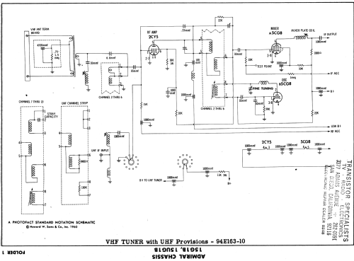 PL19J131 Ch= 15G1B; Admiral brand (ID = 525325) Television