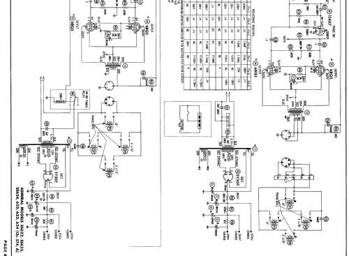 SS622 Ch= 5T4A; Admiral brand (ID = 647270) Speaker-P