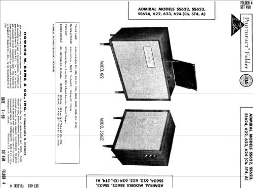 SS622 Ch= 5T4A; Admiral brand (ID = 647276) Speaker-P