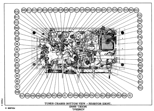 SS643 Ch= 5T4A; Admiral brand (ID = 648433) Speaker-P