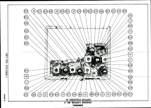 T1010 Ch= 14YP3BK; Admiral brand (ID = 1743231) Television