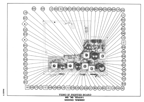 T170 Ch= 14YP3D; Admiral brand (ID = 2431195) Television