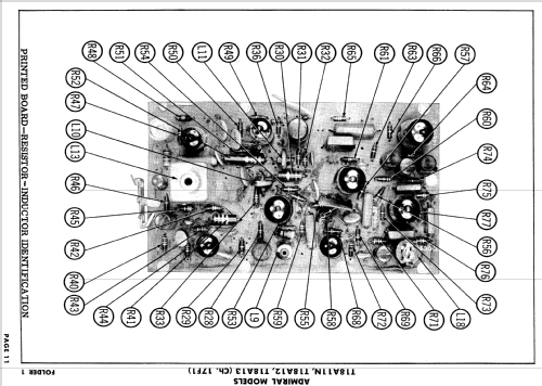 T18A12 Ch= 17F1; Admiral brand (ID = 833723) Television