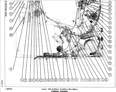 T18A12 Ch= 17F1; Admiral brand (ID = 833725) Television