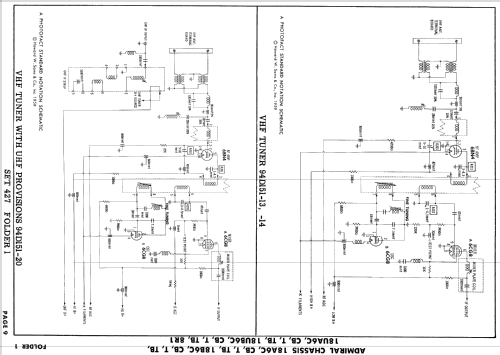 T21G11 Ch= 18B6TB; Admiral brand (ID = 927386) Television