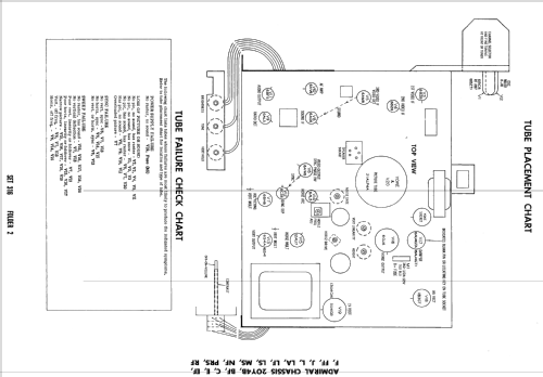 T23B1 Ch= 20Y4MS; Admiral brand (ID = 2208453) Television