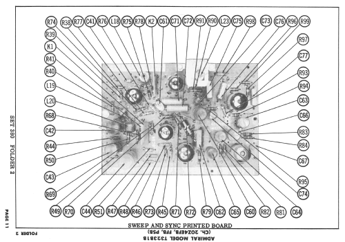 T323B1B Ch= 20Z4FFB; Admiral brand (ID = 2478057) Television