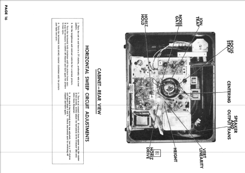 T323B1B Ch= 20Z4PSB; Admiral brand (ID = 2478069) Television