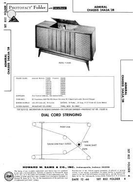 TM421 Ch= 24A3B; Admiral brand (ID = 2953202) Radio