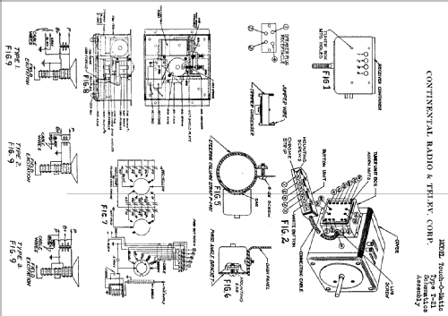 Touch-O-Matic T-21 ; Admiral brand (ID = 462798) Radio part