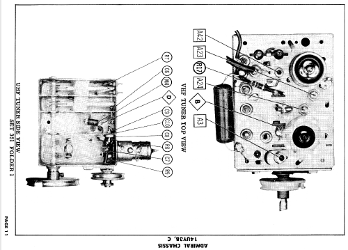 TS1010 Ch= 14UY3B; Admiral brand (ID = 1851587) Television