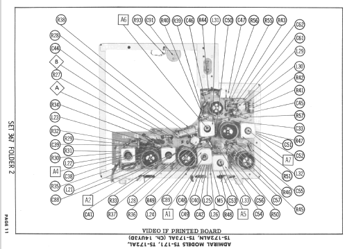 TS-171 Ch= 14U43D; Admiral brand (ID = 2417770) Television