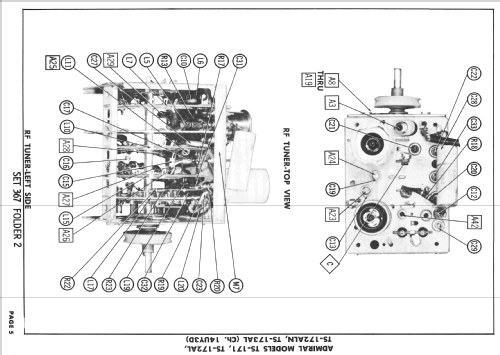 TS-171 Ch= 14U43D; Admiral brand (ID = 2417771) Television