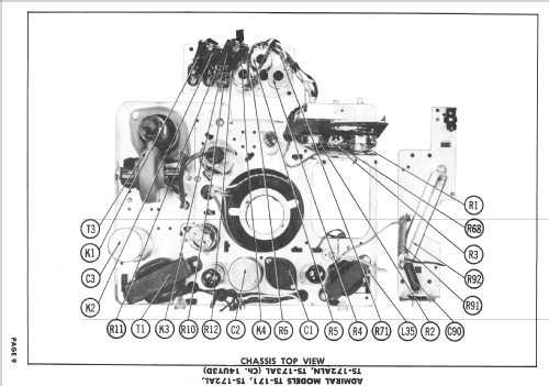 TS-171 Ch= 14U43D; Admiral brand (ID = 2417774) Television